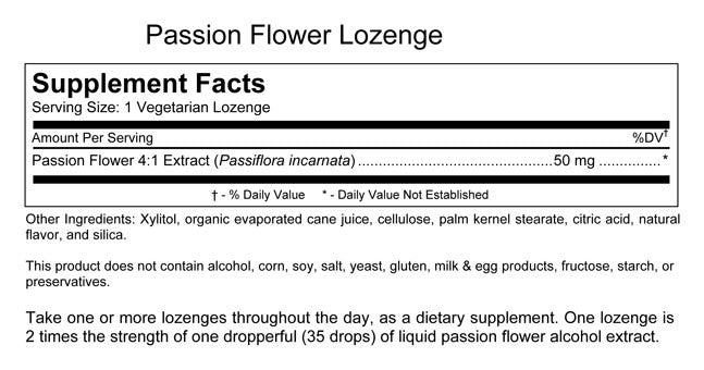 Protazen® Passion Flower Lozenges 50mg Stress Support 0377